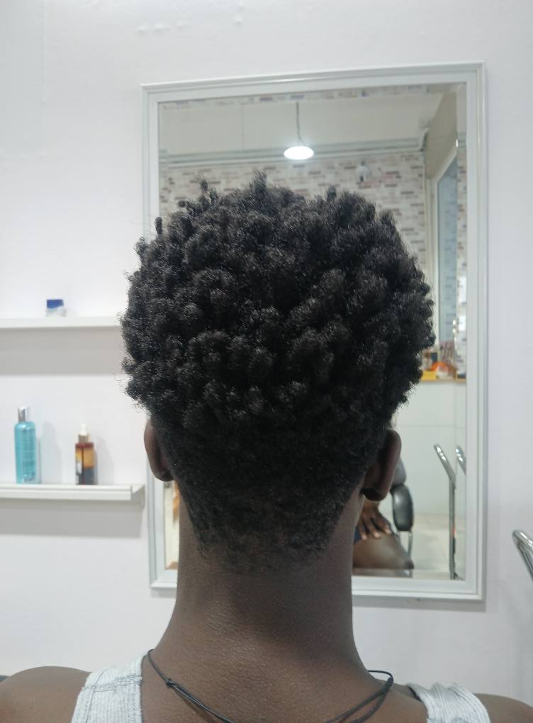 Beauty salon client at Wawa Hair Salon Chiang Mai